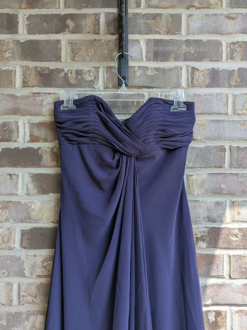 David's Bridal strapless cocktail dress, size 2